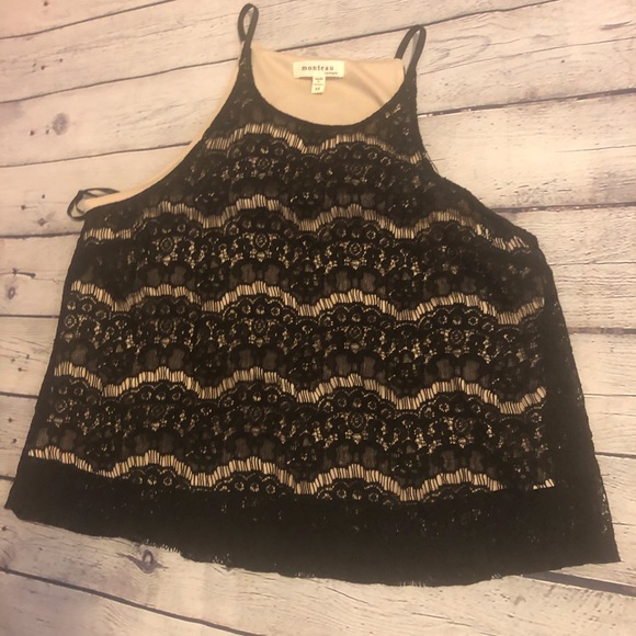 Black lace camisole size M - Picture 2 of 5